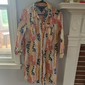 Tommy Hilfiger Long Sleeve Button Down Dress